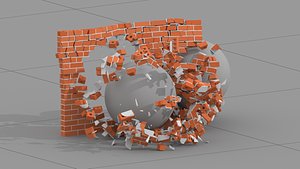 Houdini Power Asset - Brick Destroyer