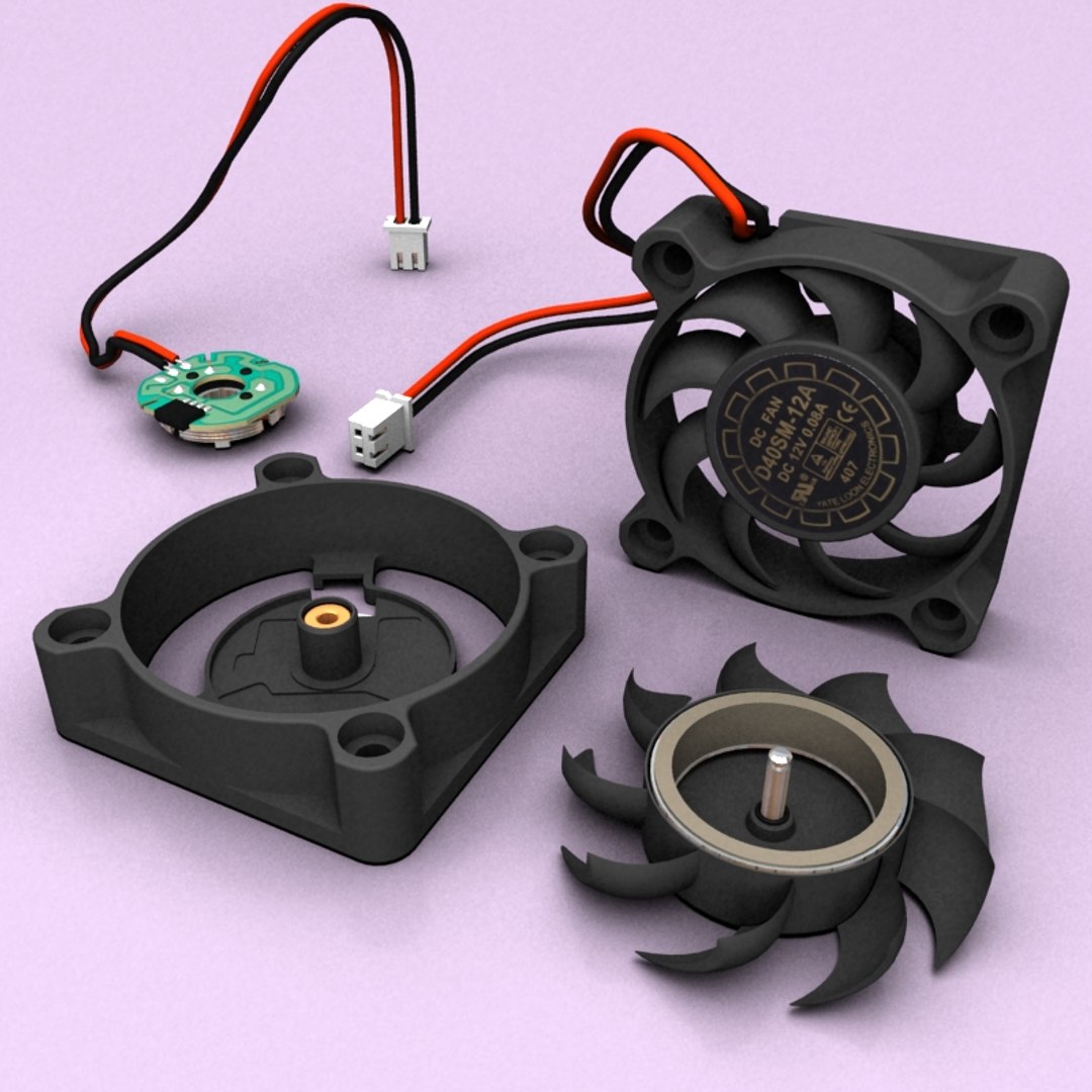 Computer Fan Yate Loon 3d Max