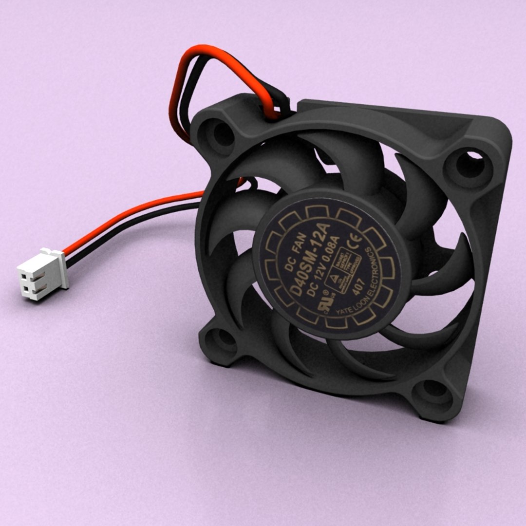 Computer Fan Yate Loon 3d Max