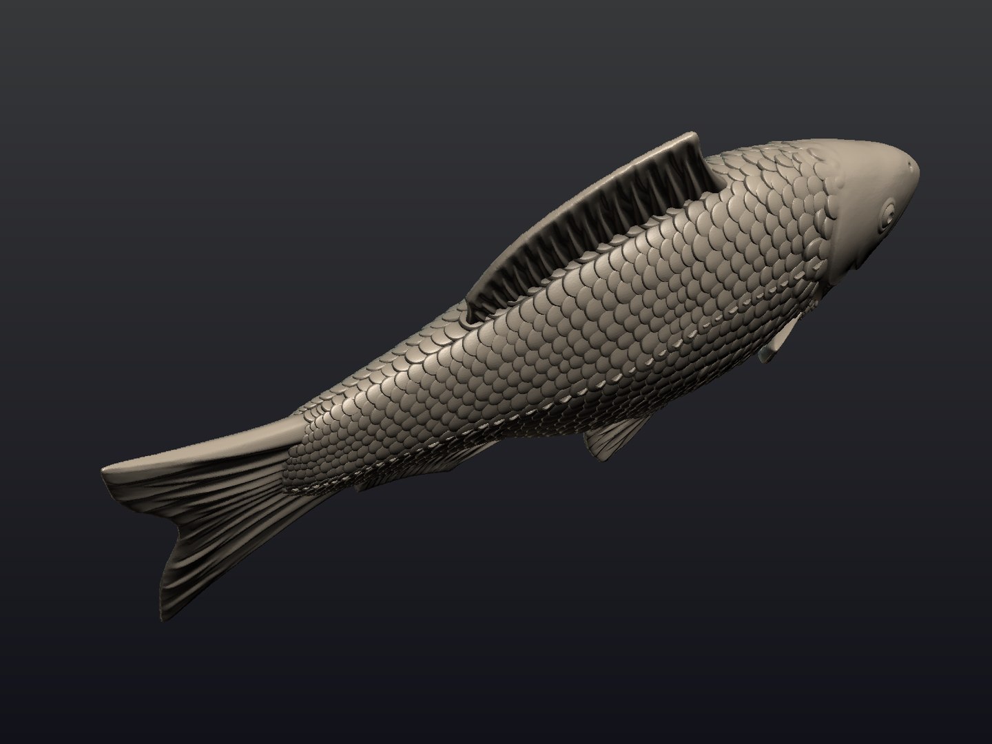 Golden Fish 3D Model - TurboSquid 1279622