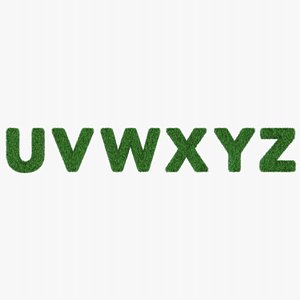 Grass Alphabet Pack5