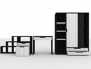 3d bedroom model