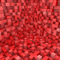 Abstract Cuboids Scene