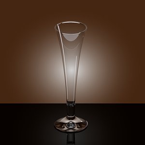 champagne glass 3d 3ds