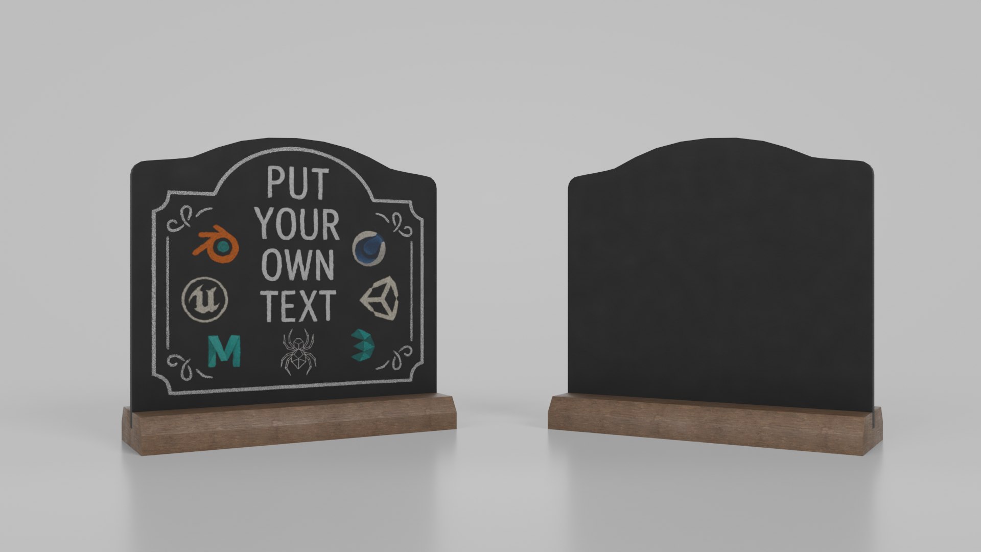 3D Counter Top Chalkboard Signs - Luxury Stand Styles Bundle model https://p.turbosquid.com/ts-thumb/KL/49IueG/cy/d4/png/1747250662/1920x1080/fit_q87/f895e83251966c0fe4b1f5306a8fd51093de9353/d4.jpg