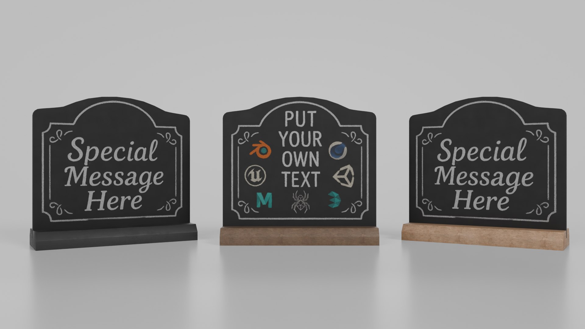 3D Counter Top Chalkboard Signs - Luxury Stand Styles Bundle model https://p.turbosquid.com/ts-thumb/KL/49IueG/hO/d5/png/1747250661/1920x1080/fit_q87/ad7bd39583ef99e481a1198b9d79c989a2efb990/d5.jpg