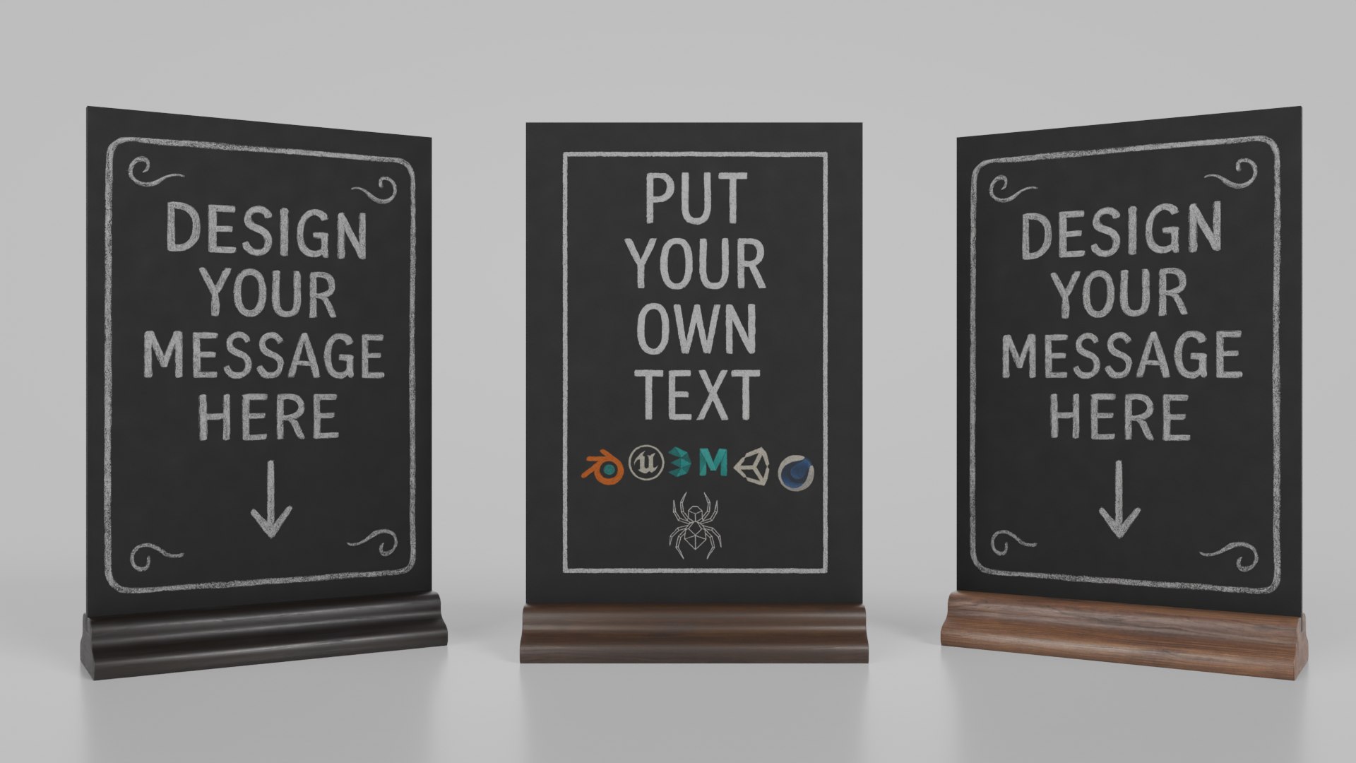 3D Counter Top Chalkboard Signs - Luxury Stand Styles Bundle model https://p.turbosquid.com/ts-thumb/KL/49IueG/mM/c5/png/1747250608/1920x1080/fit_q87/4cac7893ee60b7cd2f99c6e99a440ced51217139/c5.jpg
