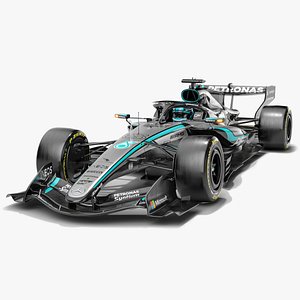 3D model Mercedes F1 W17 2026 Formula 1 Race Car