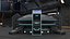 Futuristic Control Panel Black 3D model