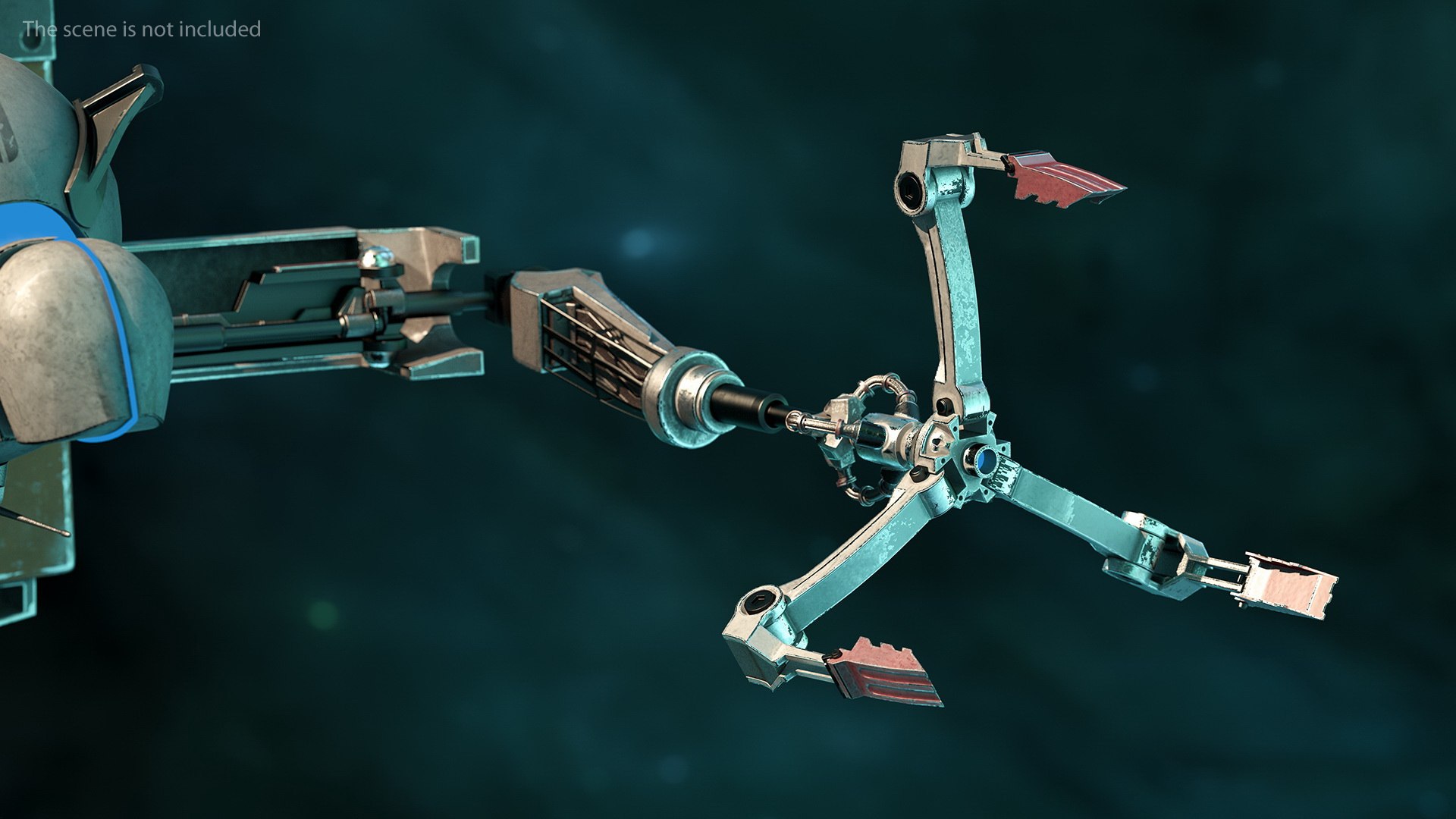 Sci-Fi Manipulator Arm 3D model preview