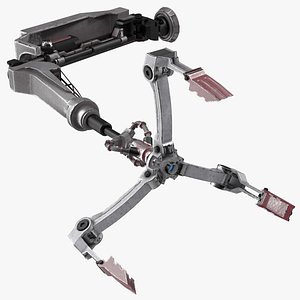 sci-fi manipulator arm 3D model