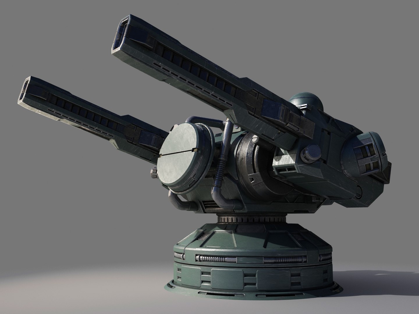 Turret sci-fi 3D model - TurboSquid 1335414