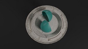 Low Poly Al Shaheed Iraqi Martyr Monument - Iraq
