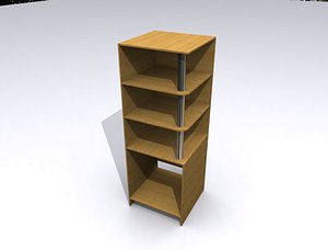 3d model shelves