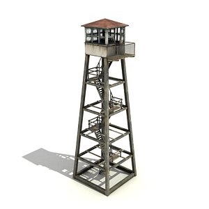 max low-poly guard tower