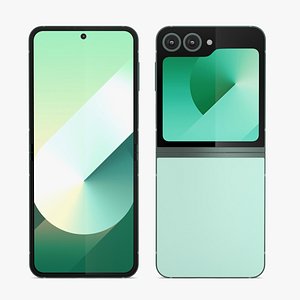 Samsung Galaxy Z Flip6 Mint 3D model