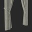 Curtain 7 Brown 3D Model
