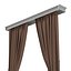Curtain 7 Brown 3D Model