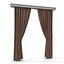 Curtain 7 Brown 3D Model