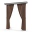 Curtain 7 Brown 3D Model