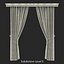 Curtain 7 Brown 3D Model