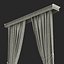 Curtain 7 Brown 3D Model