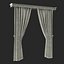Curtain 7 Brown 3D Model