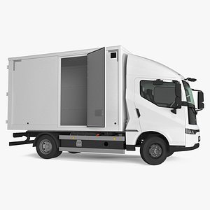 Truck BYD ETM6 White Rigged