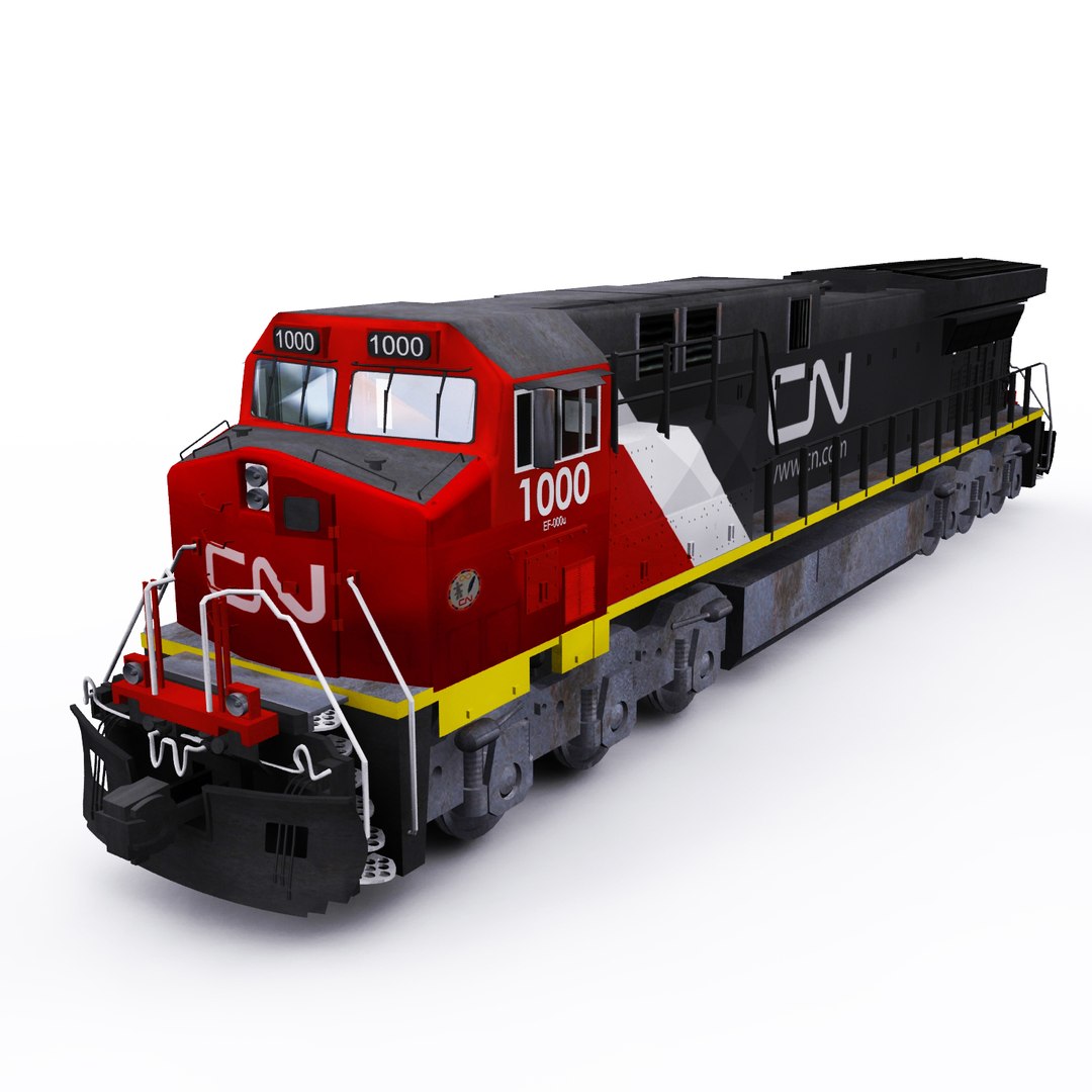 3D Model Ge Tier 4 Locomotive - TurboSquid 1395085