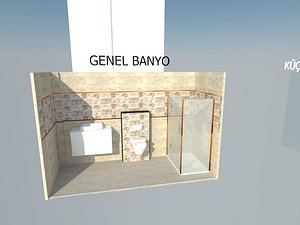 bathroom design sketchup model