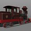 locomotive huntington 3d max