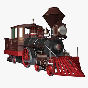 locomotive huntington 3d max