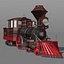 locomotive huntington 3d max