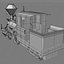 locomotive huntington 3d max