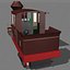 locomotive huntington 3d max