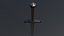 Battle sword 3D model