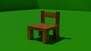 simple chair 3D model