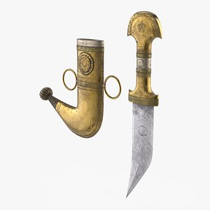 Shibriya Dagger in Golden Sheath