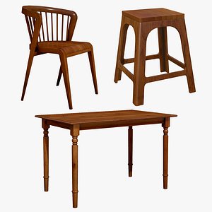 Stool Chair With Dining Table