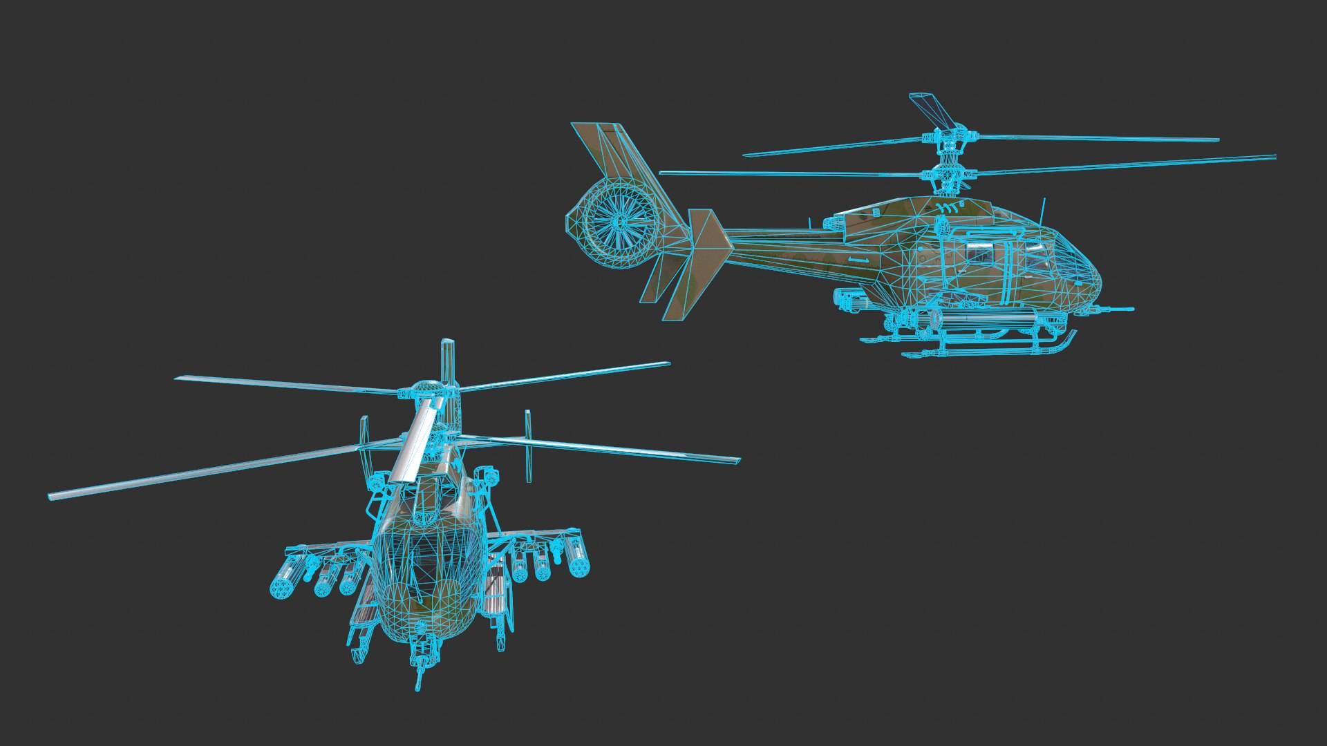Generic Helicopter 3D Model TurboSquid 1930947