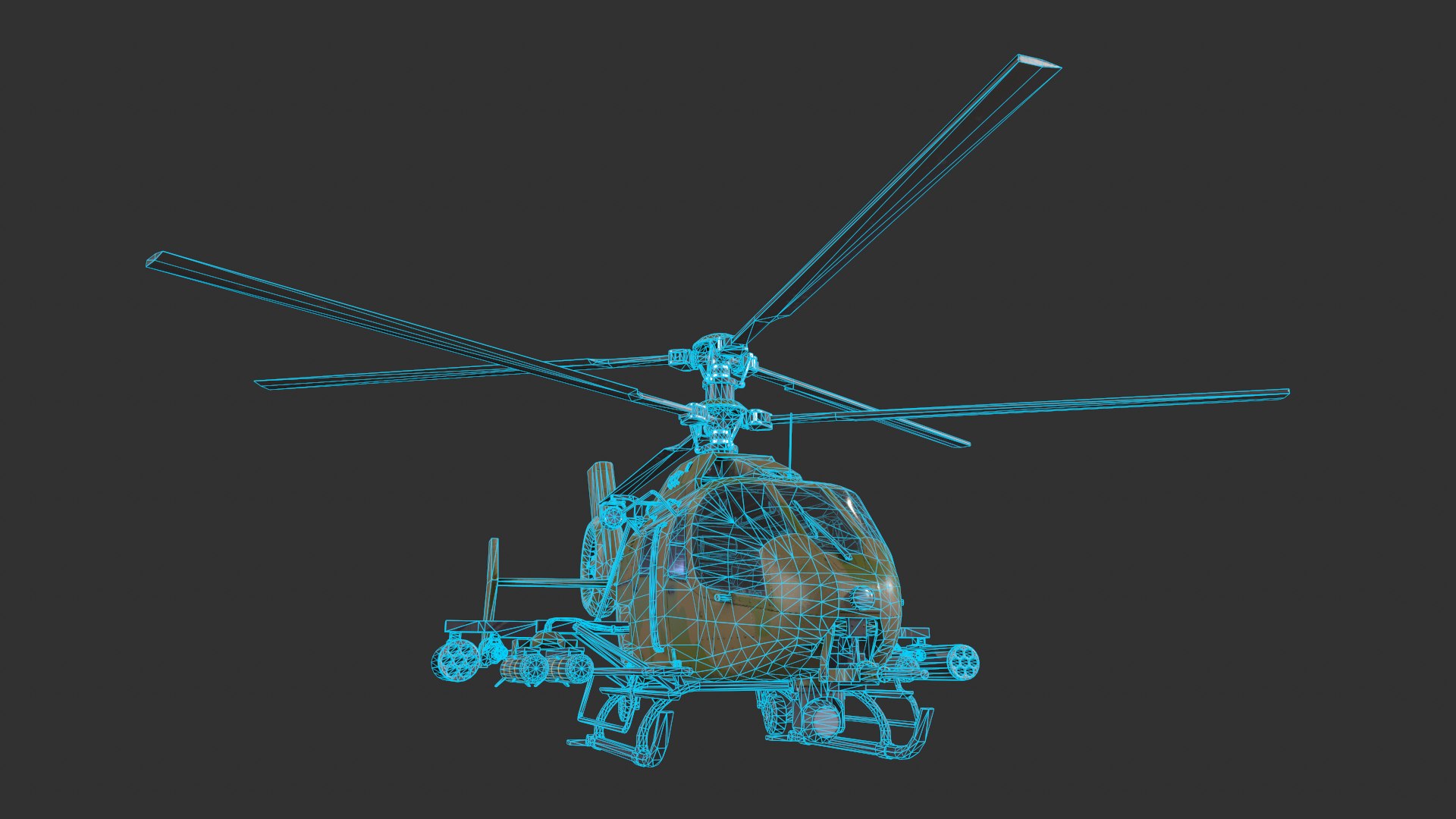 Generic Helicopter 3D Model TurboSquid 1930947