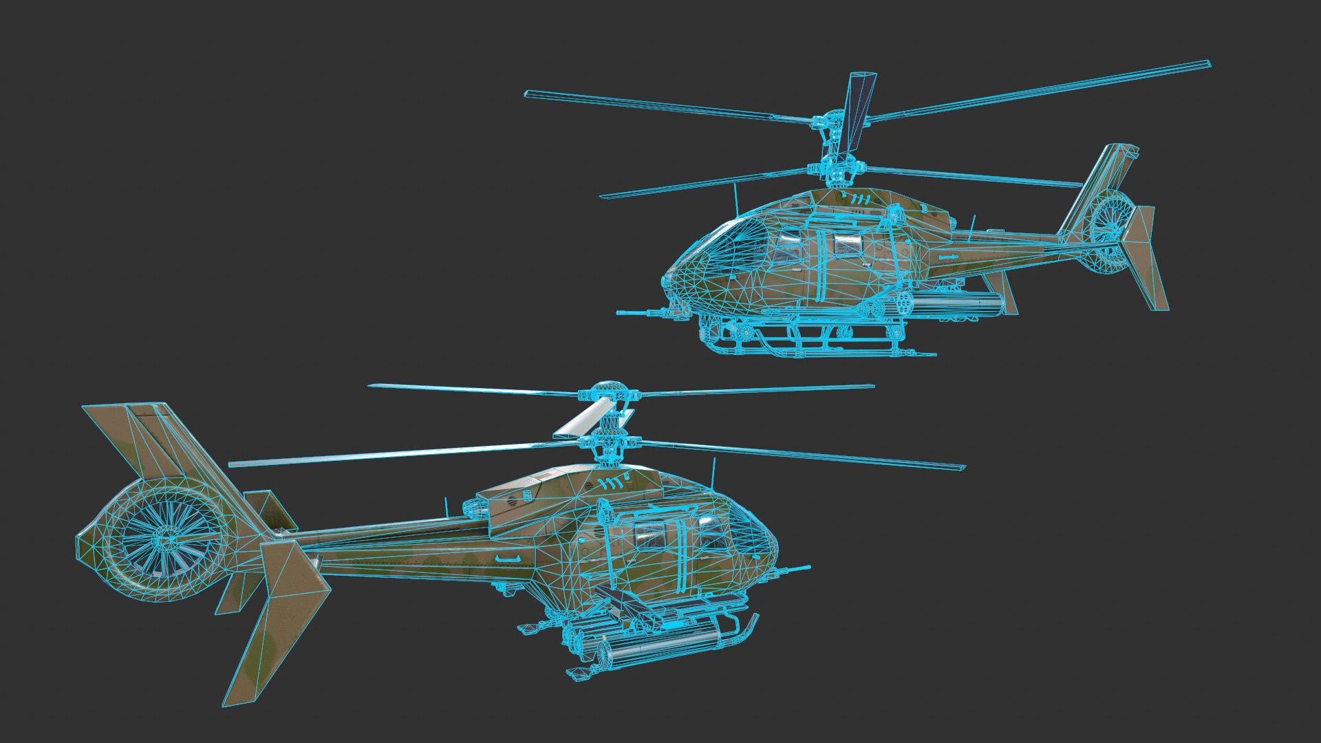 Generic Helicopter 3D Model TurboSquid 1930947