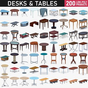 3D desks tables - 200