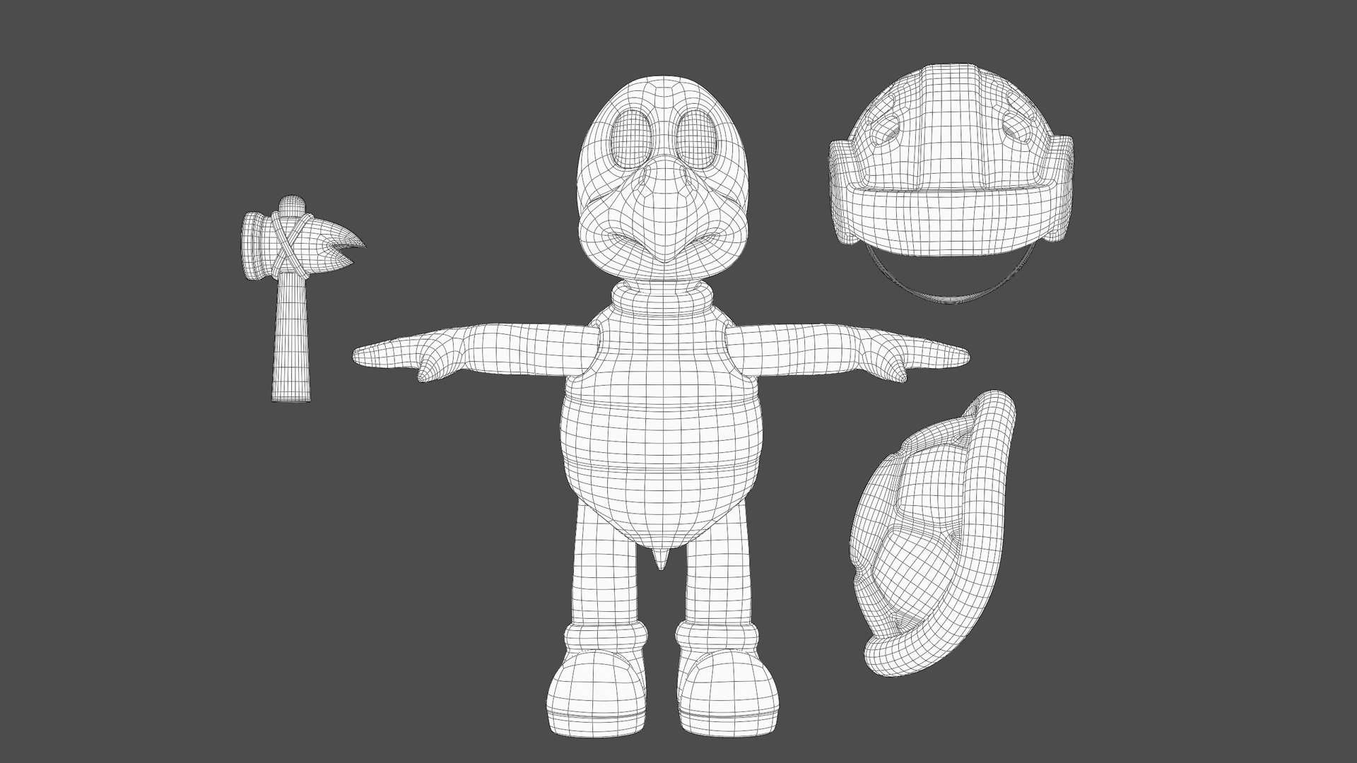 Hammer Bro Character Super Mario Assets 3D - TurboSquid 2332066
