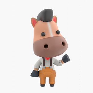 Cute Horse Illustration