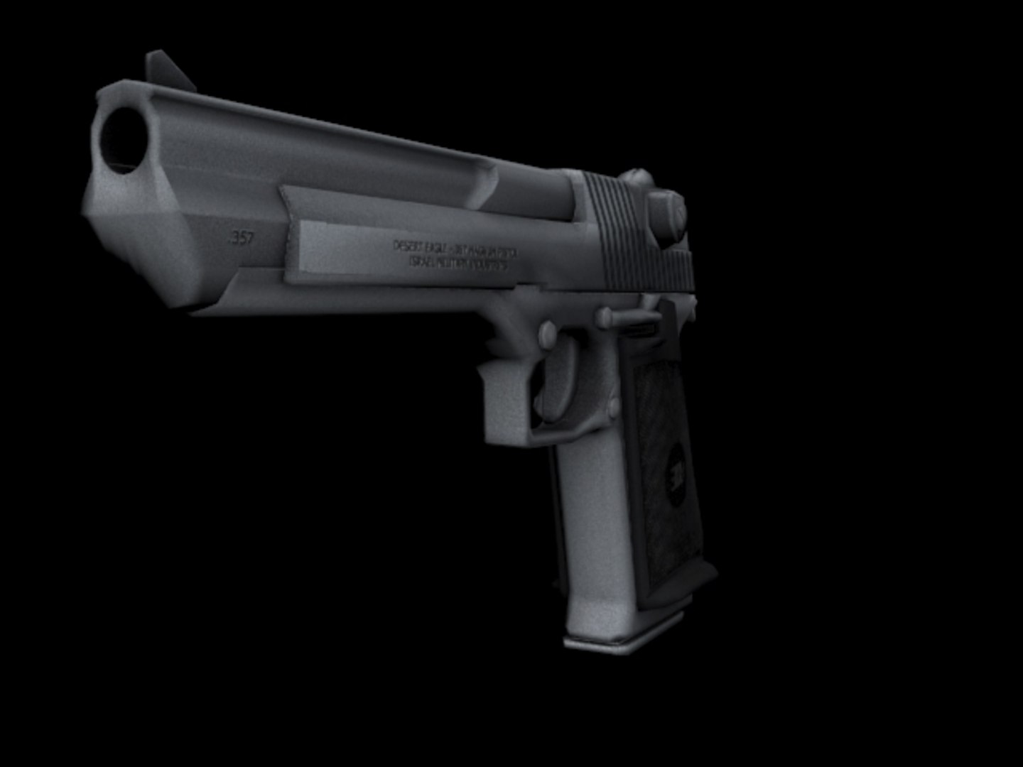 3d model desert eagle pistol