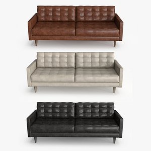 Leather Sofa 3 colors