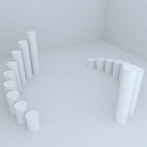 3d model of park details