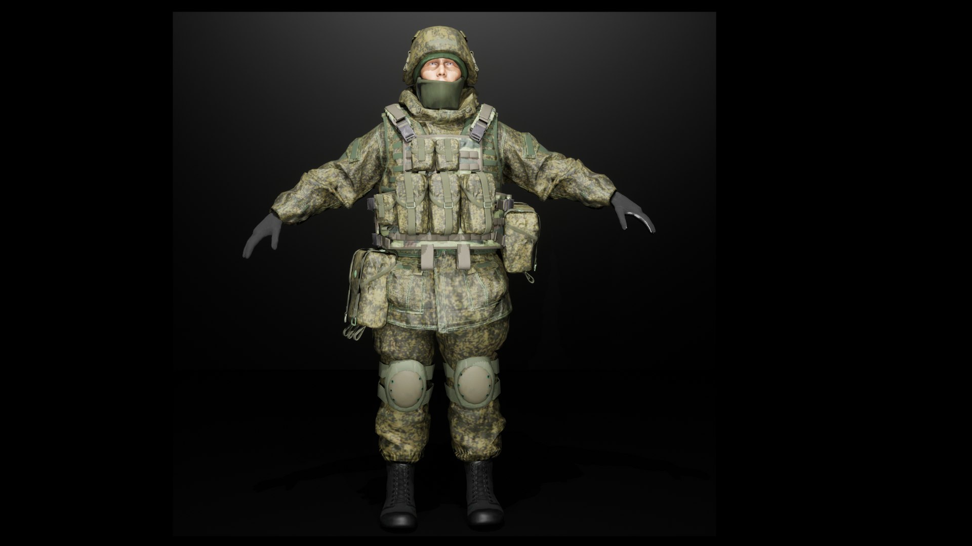 3D Russian Naval Infantry - Assault trooper - TurboSquid 2057530