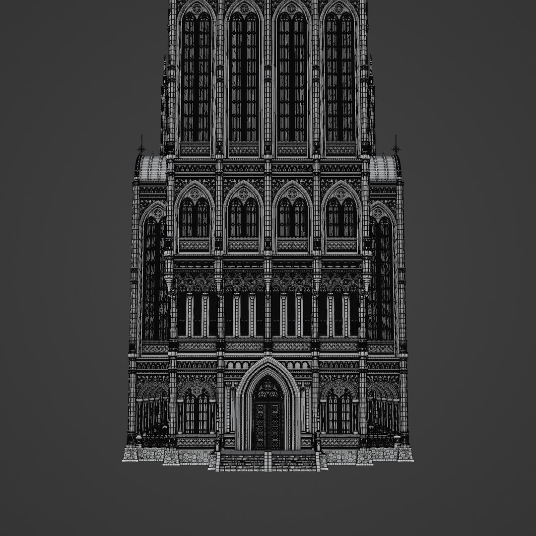 GOTHIC MODULAR BUILDING 7 3D - TurboSquid 2315103